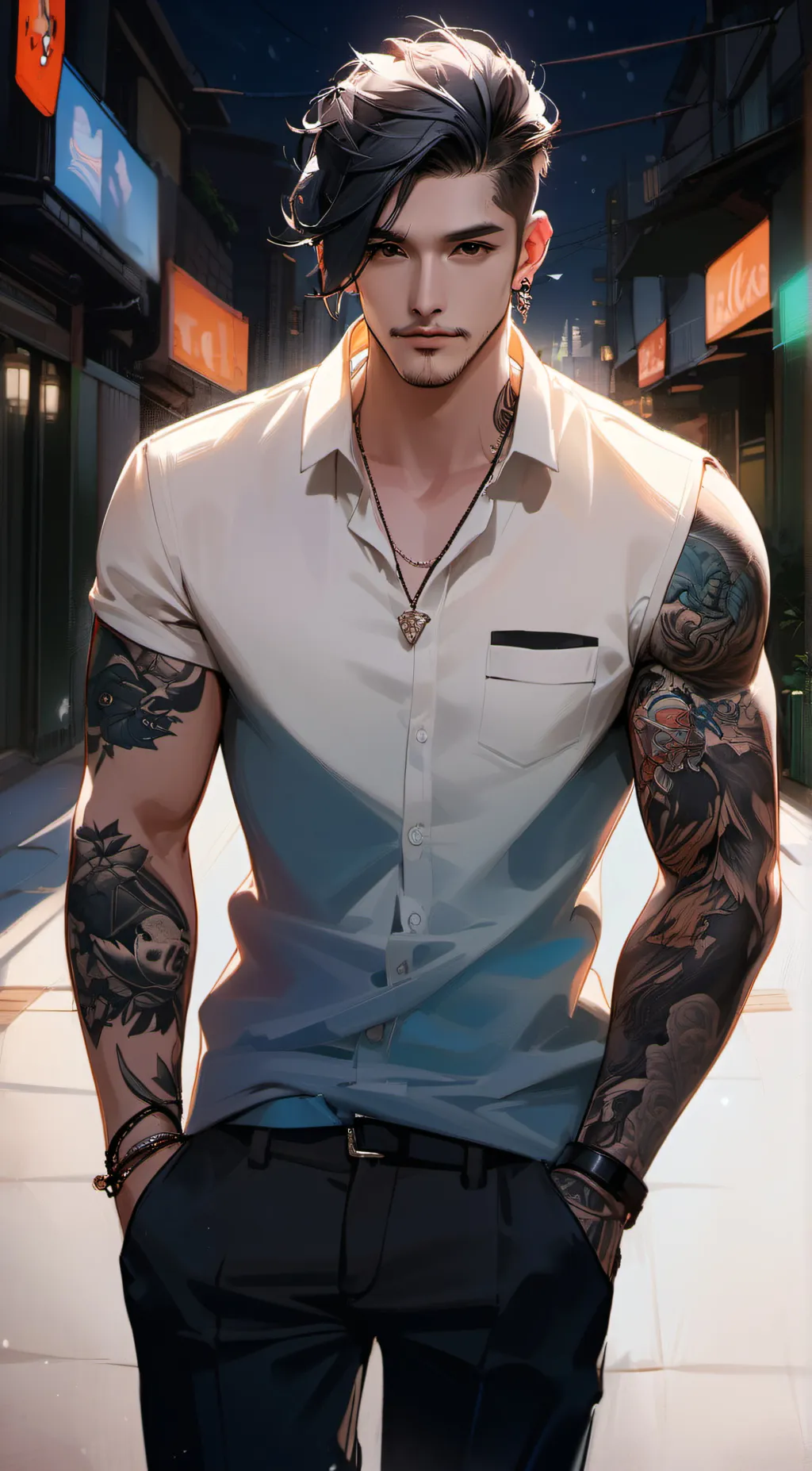 ai character: Zack Ryan  background