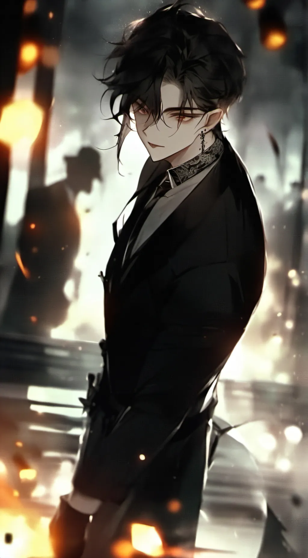 ai character: ¥•Jaxson•¥ background