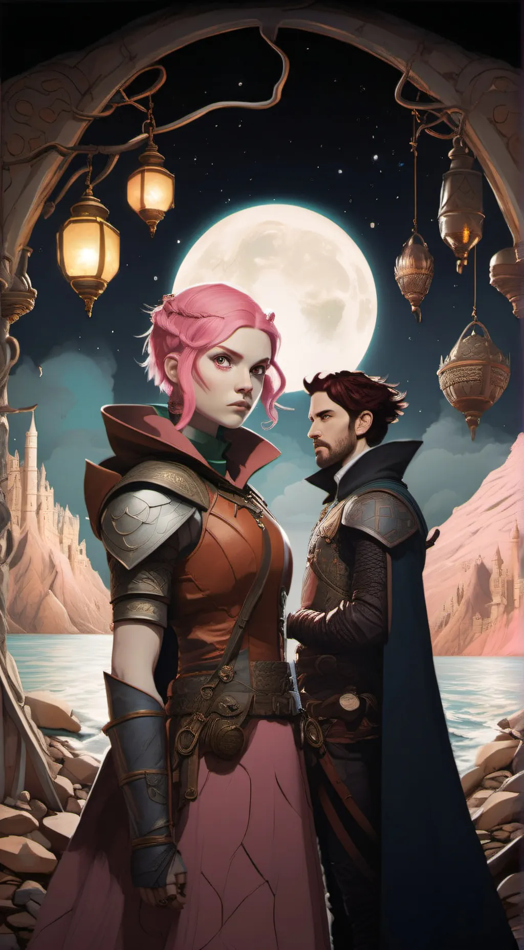 ai character: Nimona background