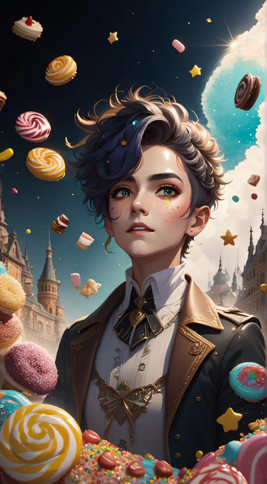 ai character: Suvari Saccharine background