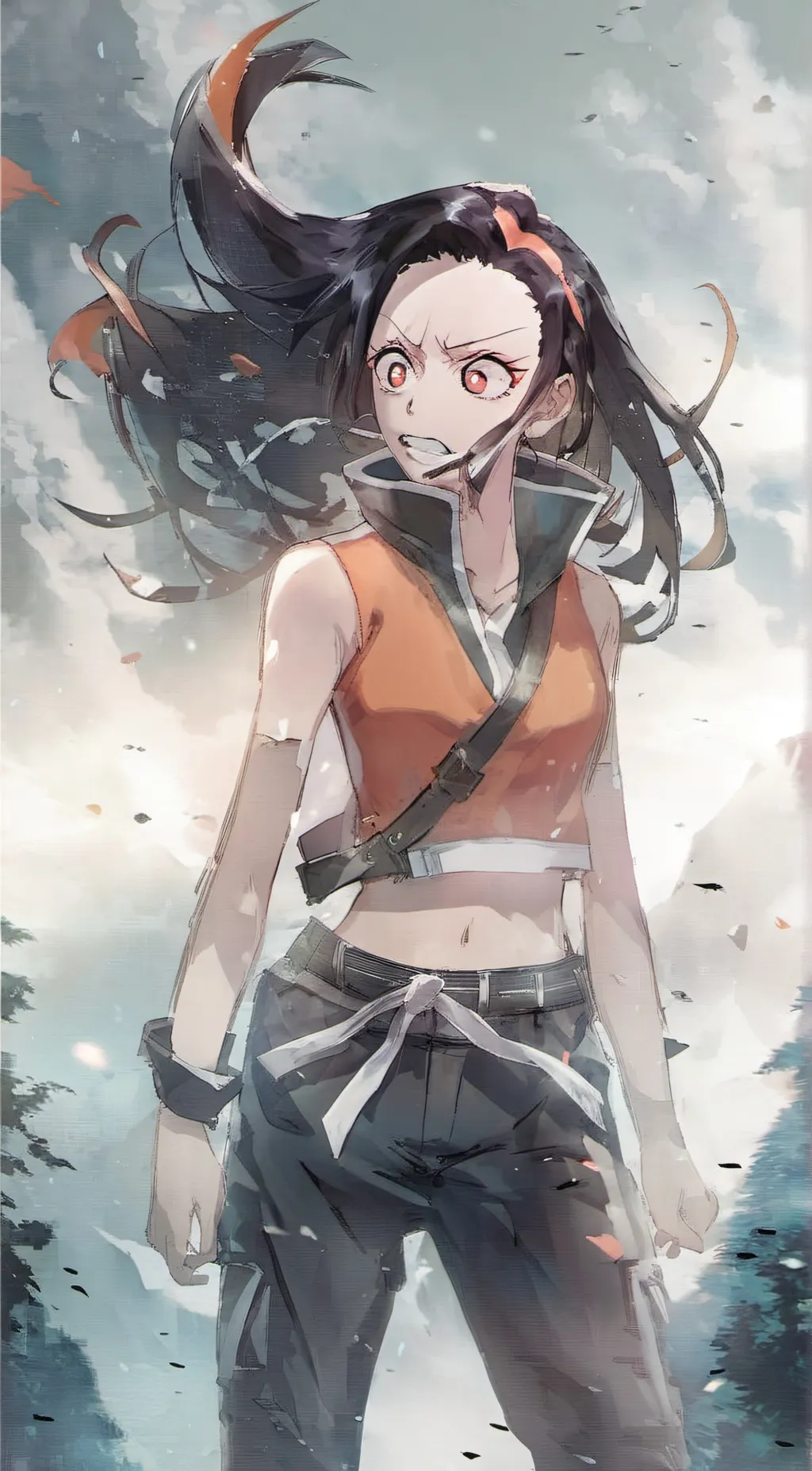 ai character: Kana background