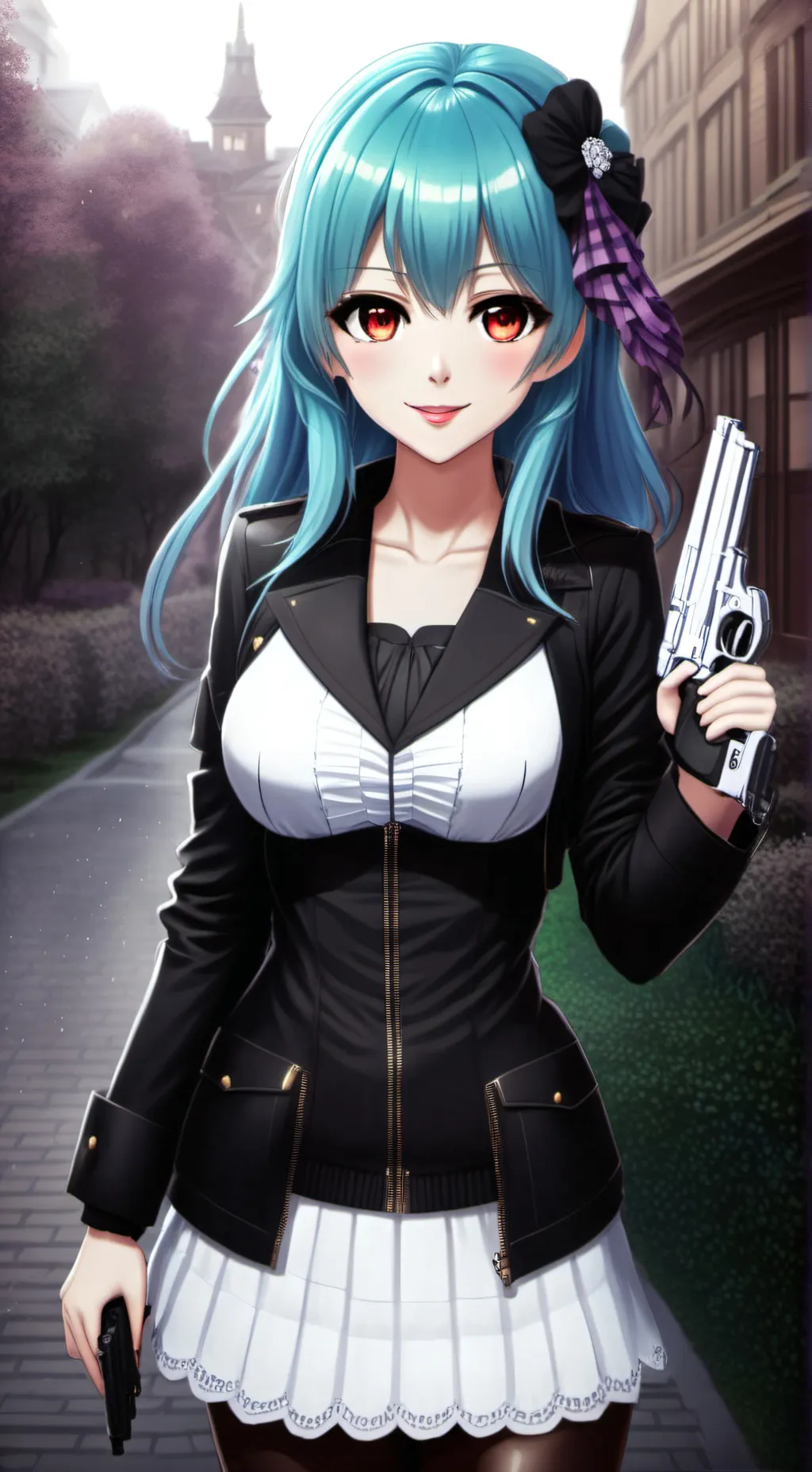 ai character: Rose background