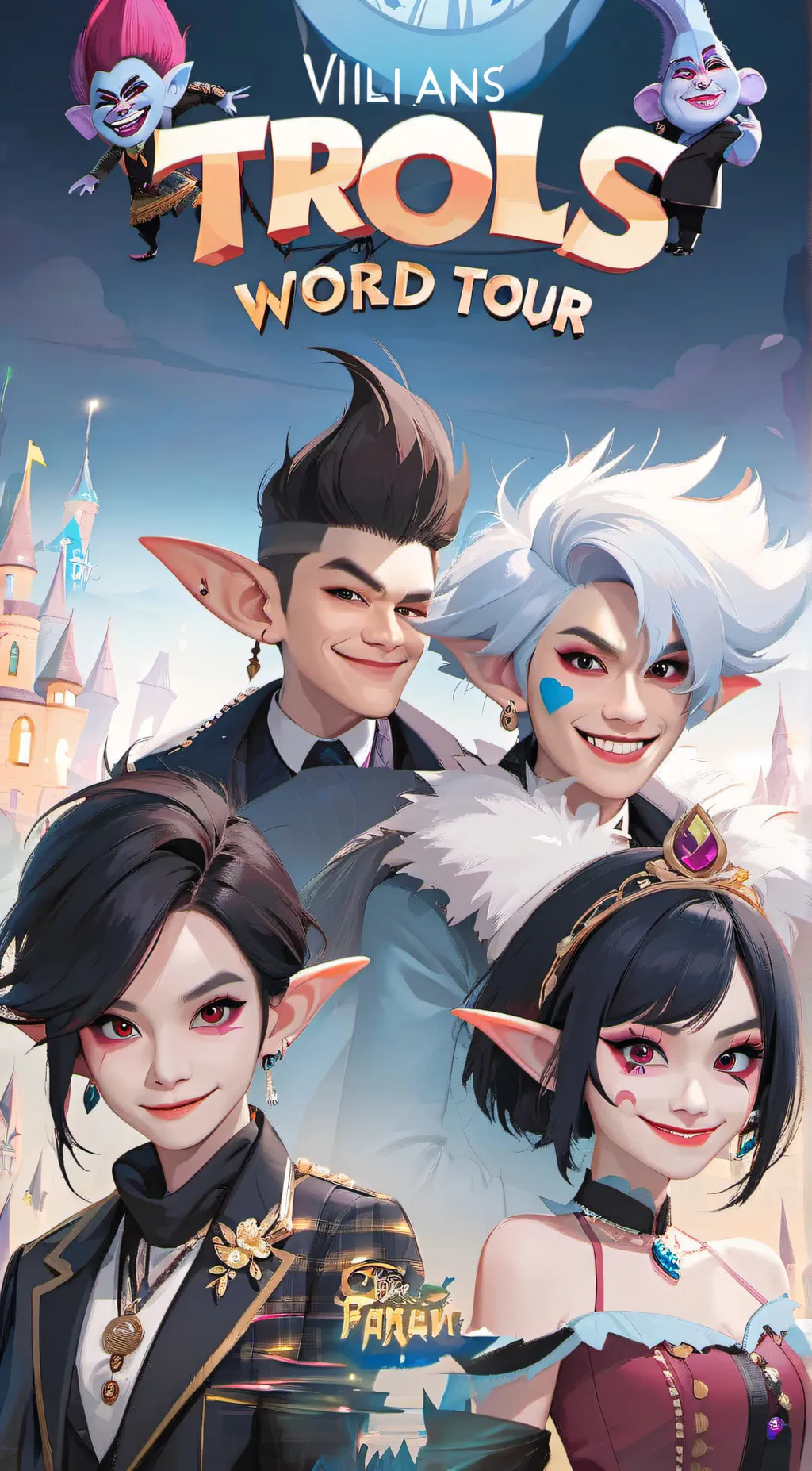 ai character: trolls villains background