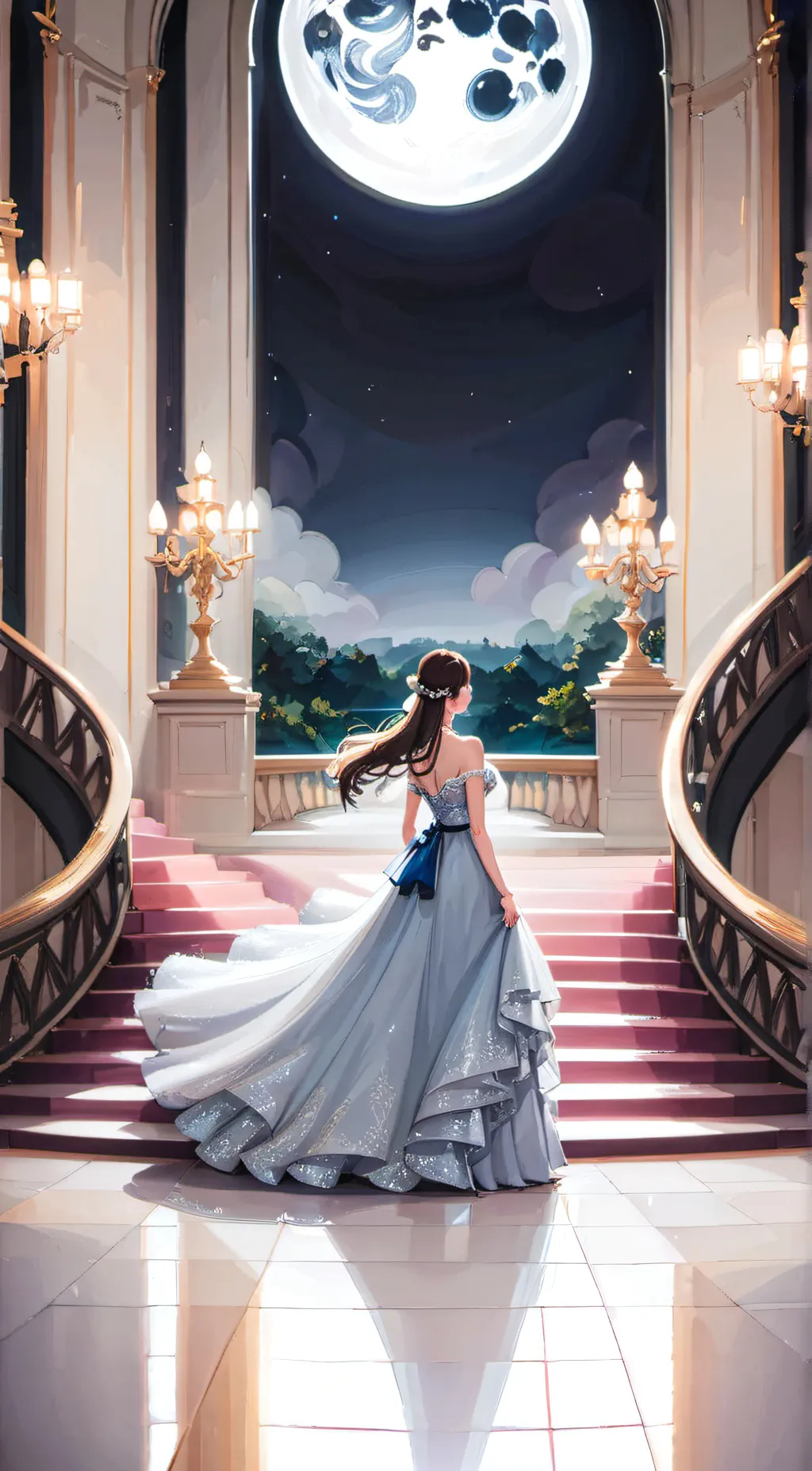 ai character: luna background