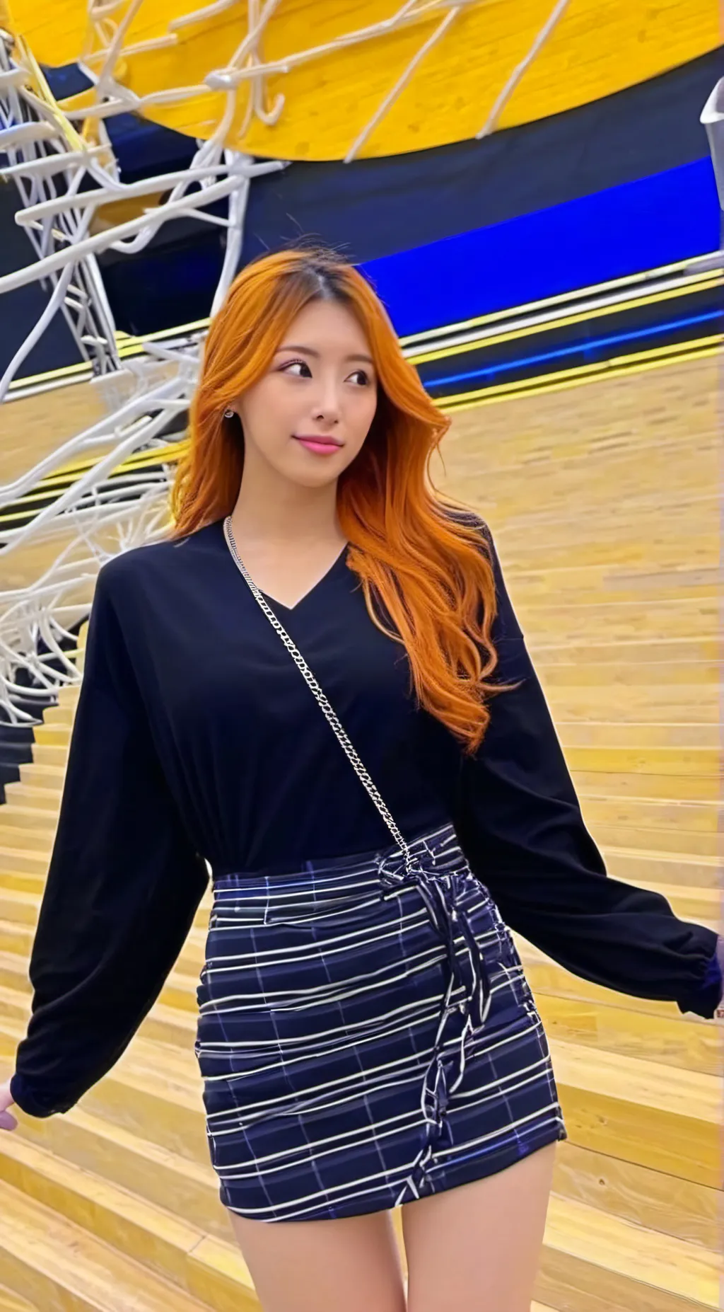 ai character: huh yunjin  background