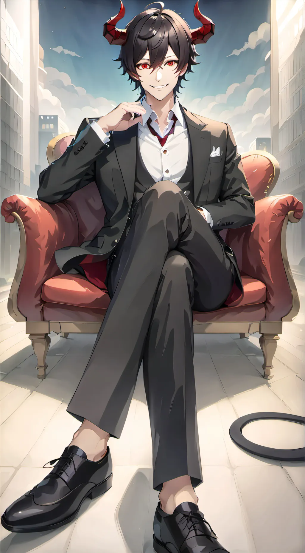 ai character: Demon background