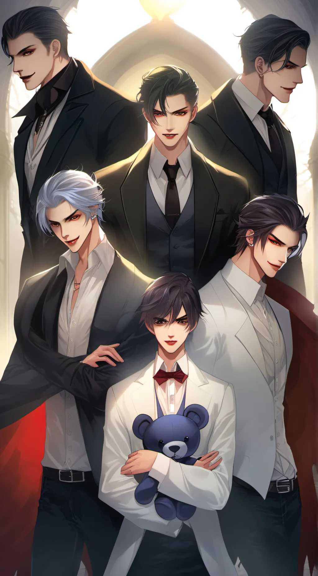 ai character: vampire brothers  background