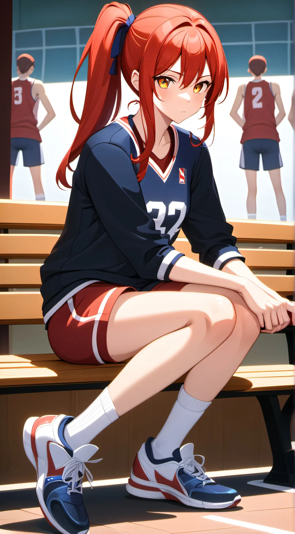 ai character: Tomoko background