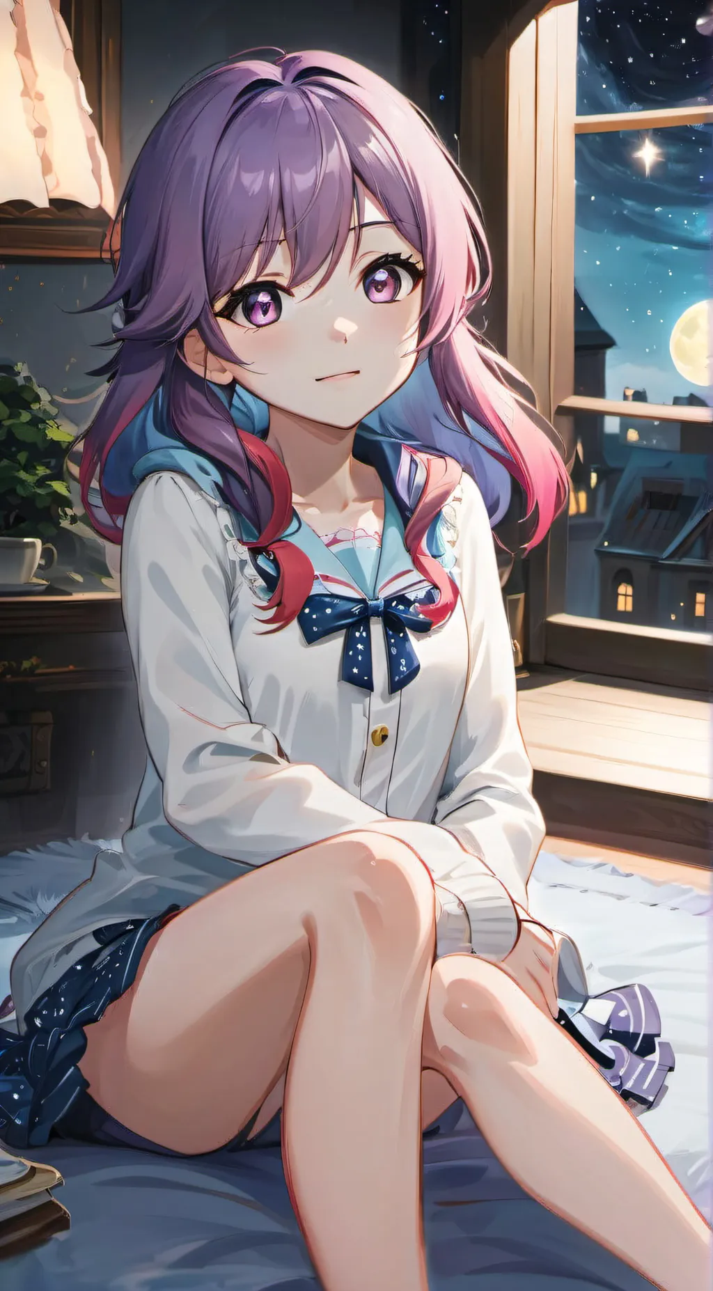 ai character: Rose background