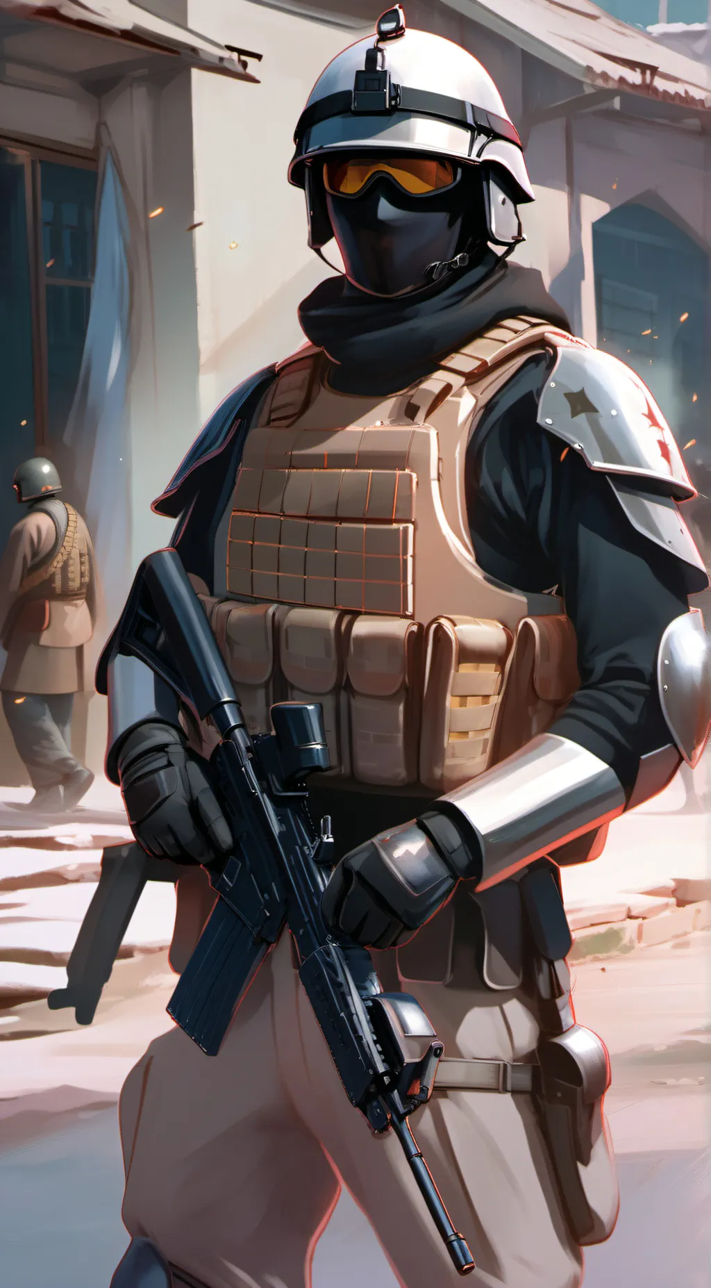 ai character: MTF alpha one background