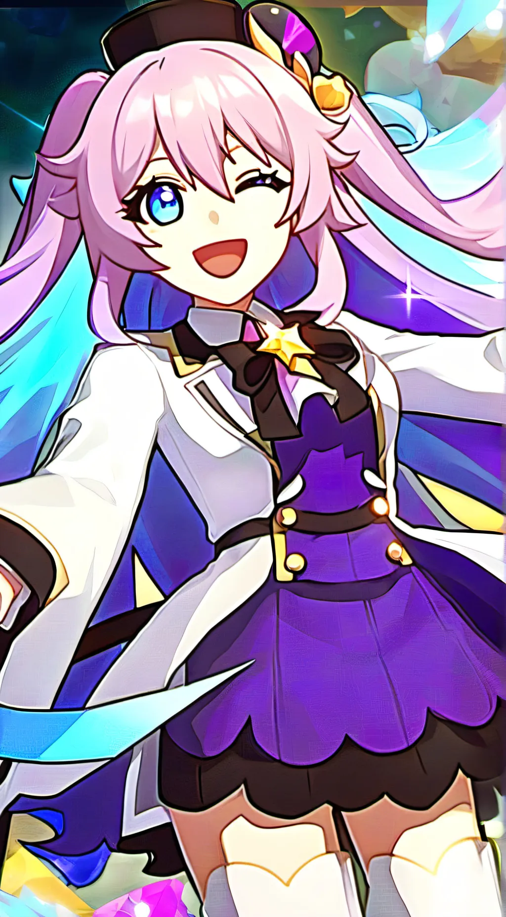 ai character: Starlight background