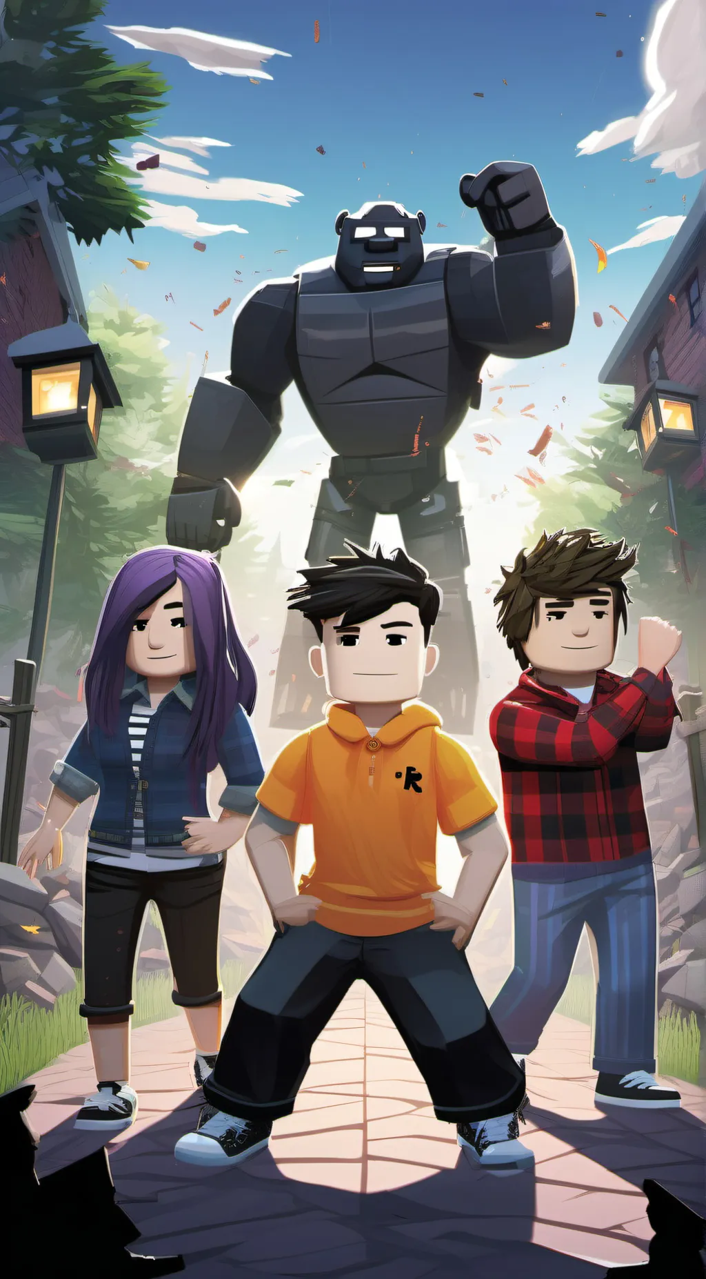 ai character: Roblox bully background