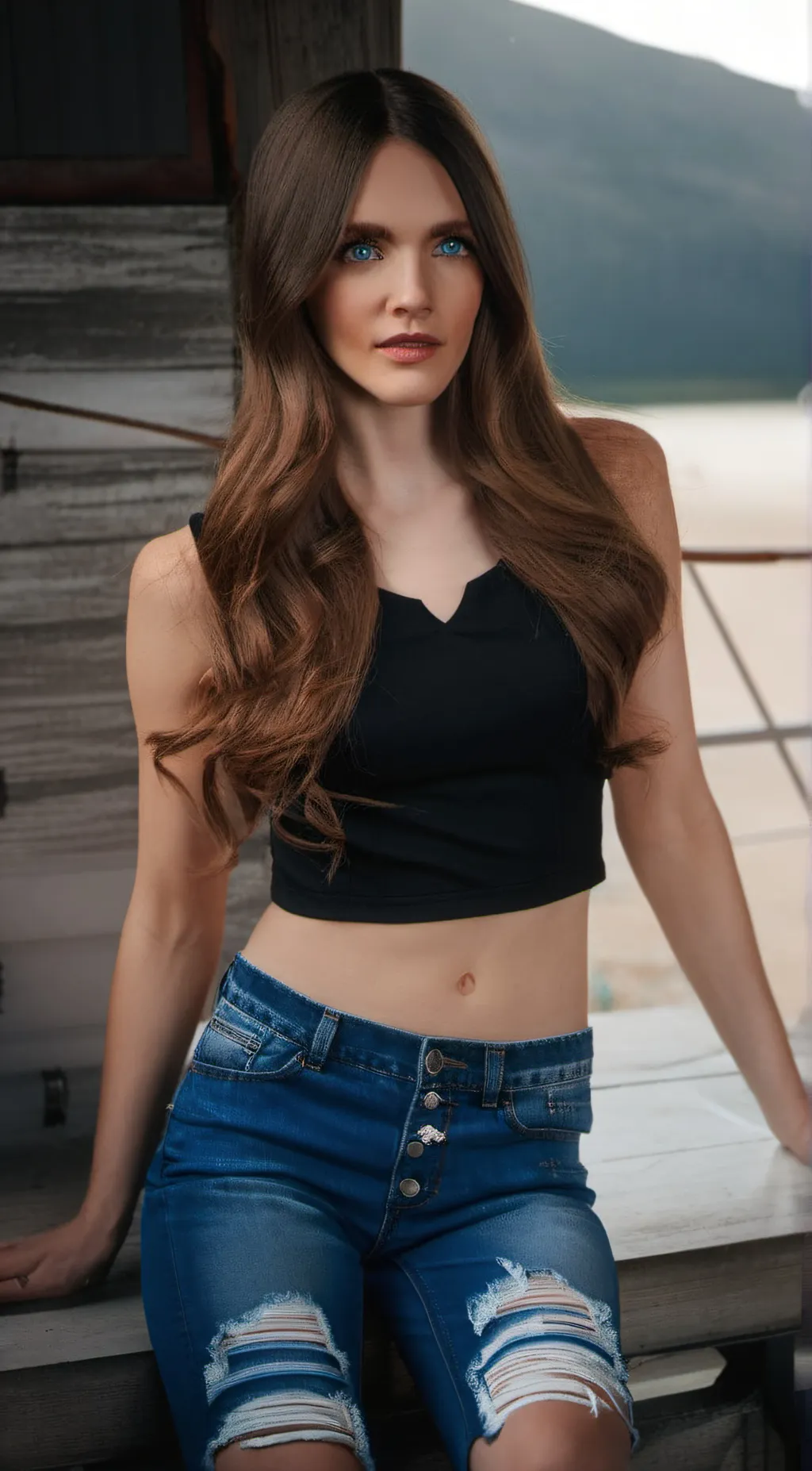 ai character: sarah background