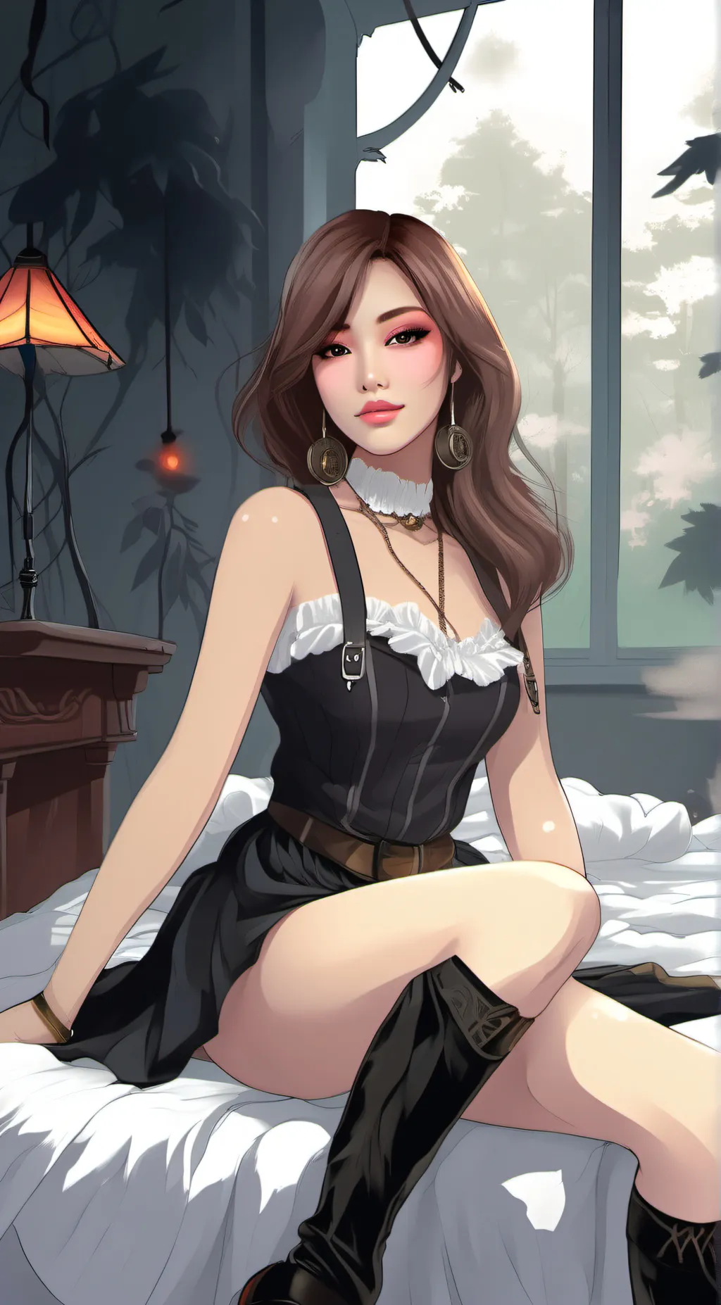 ai character: little sister  background