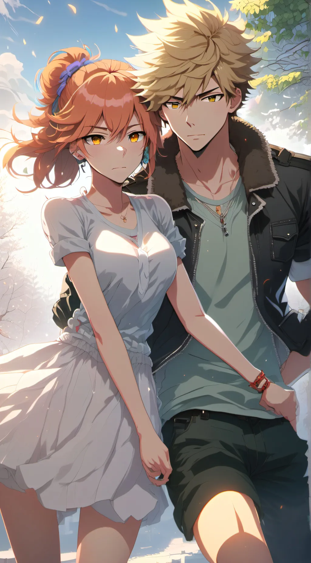 ai character: katsuki bakugo  background