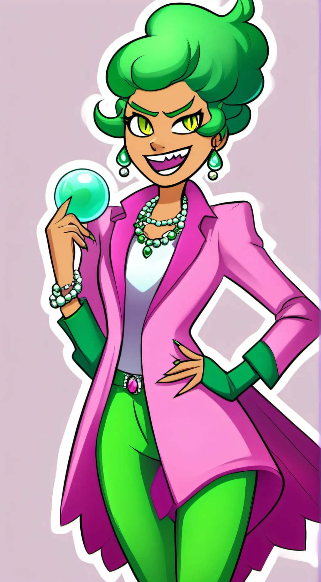 ai character: Lola (brawl stars) background