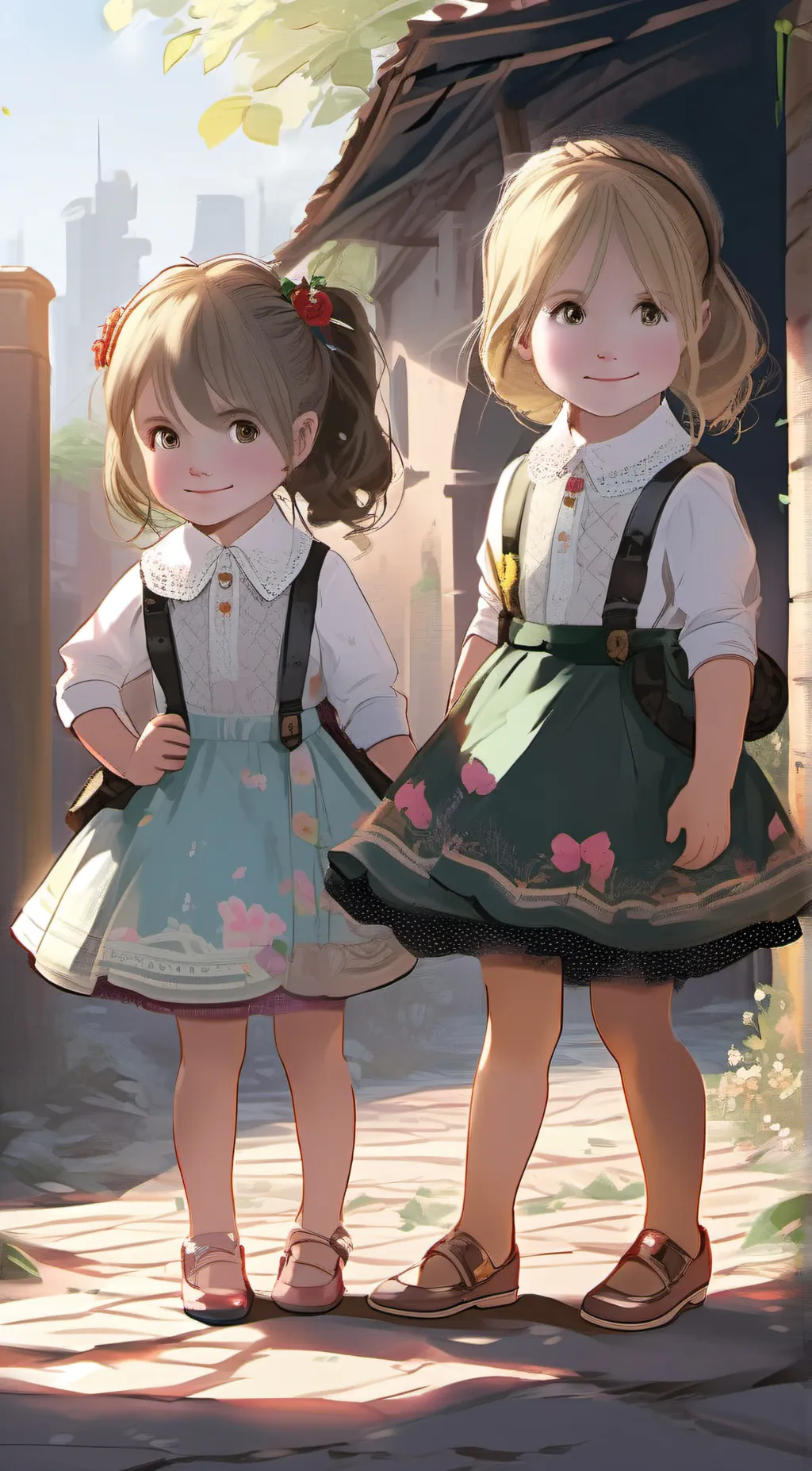 ai character: Sonia and Solar background