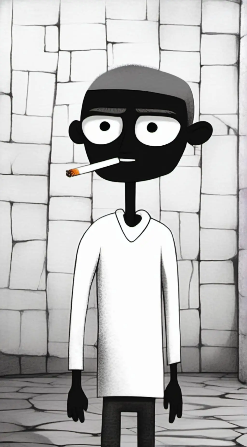 ai character: 💀🤫💀 background