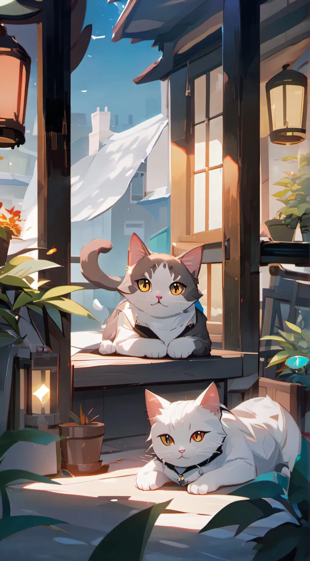 ai character: salsa and pepper background