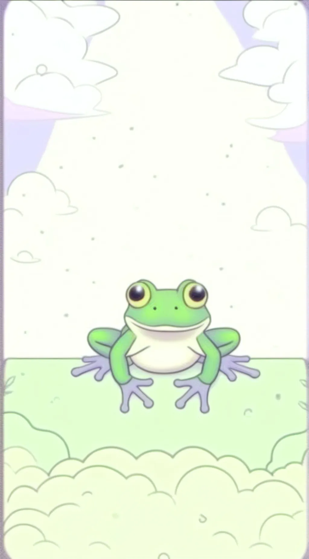 ai character: Frog background