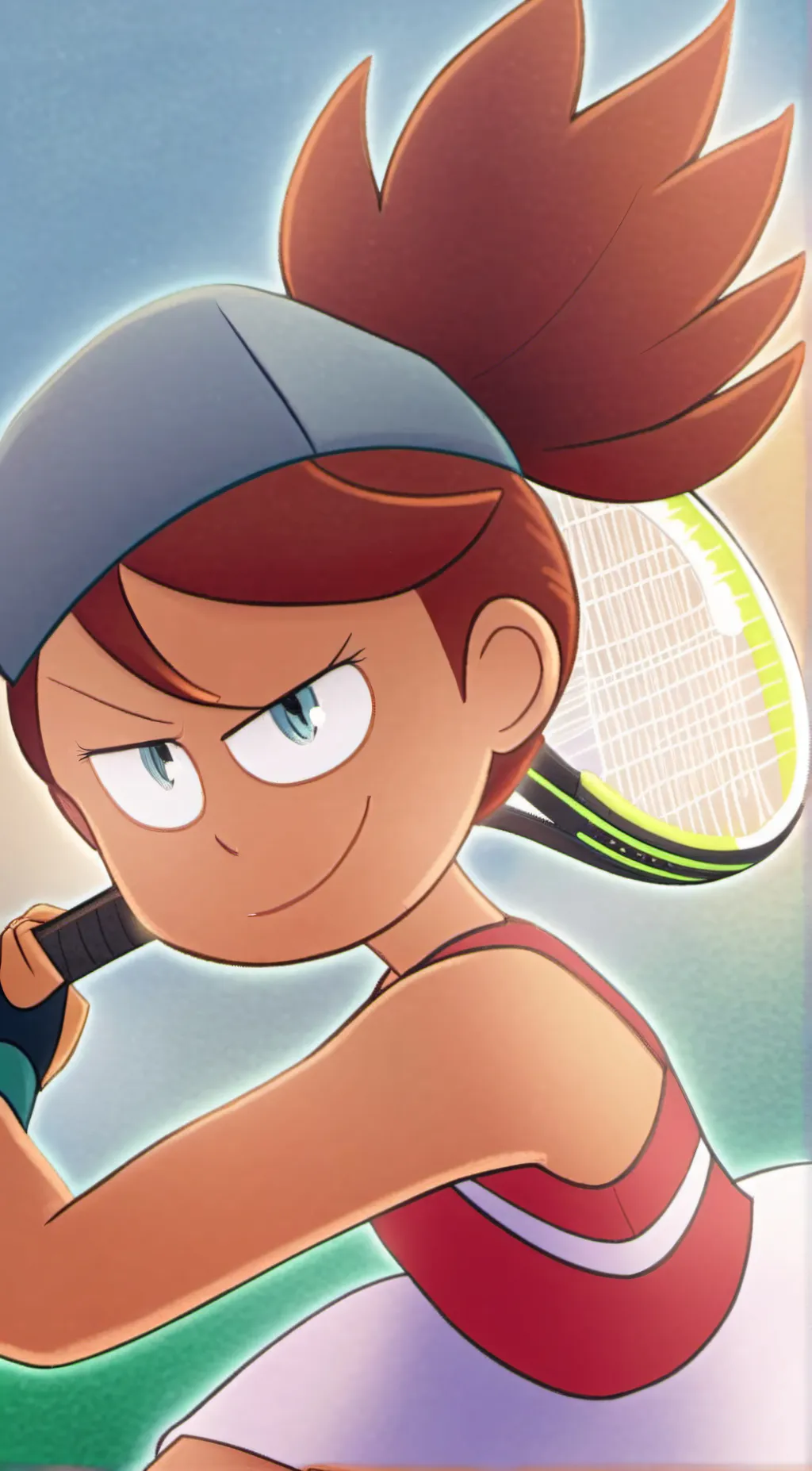 ai character: Sasha WayBright background