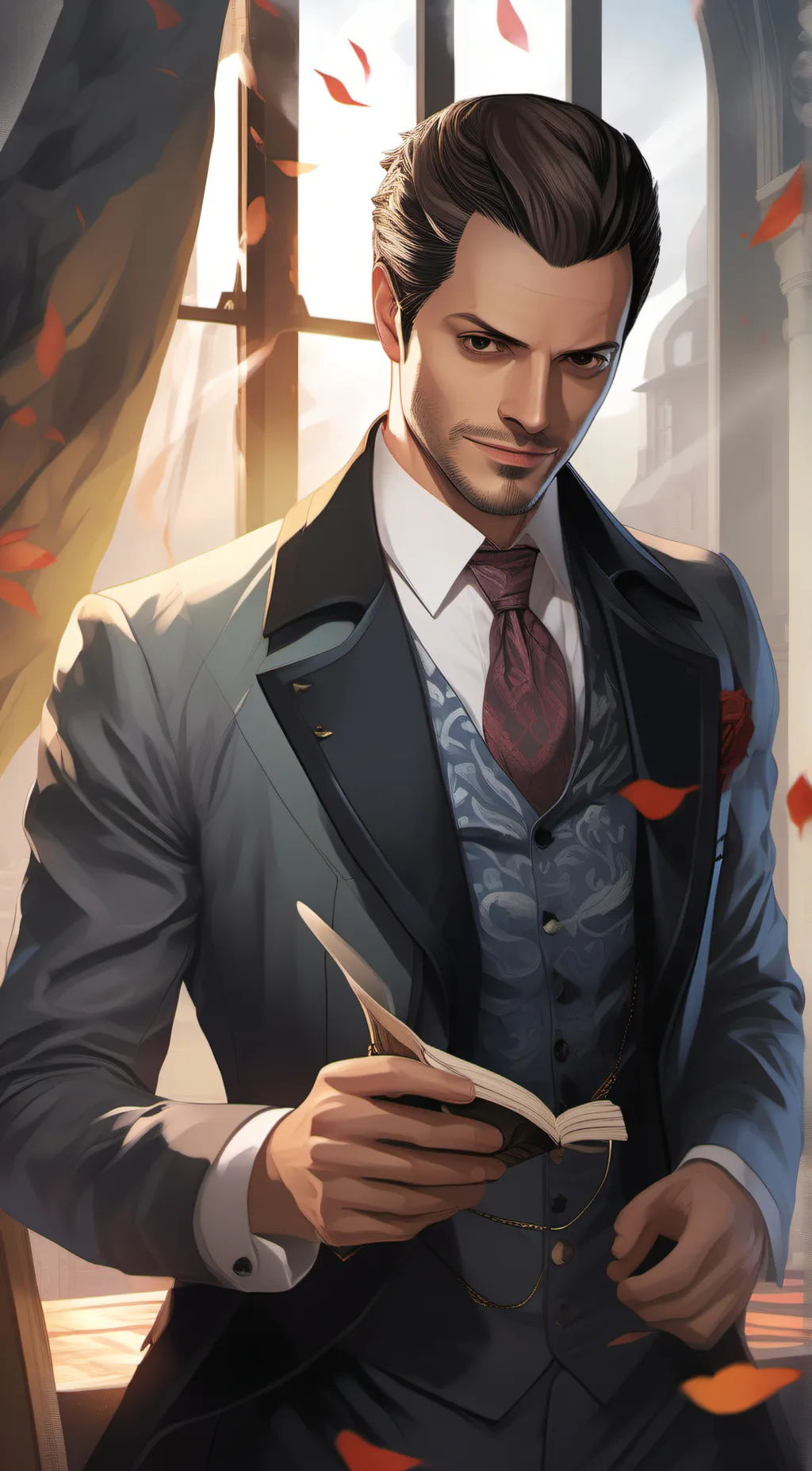 ai character: James Moriarty background