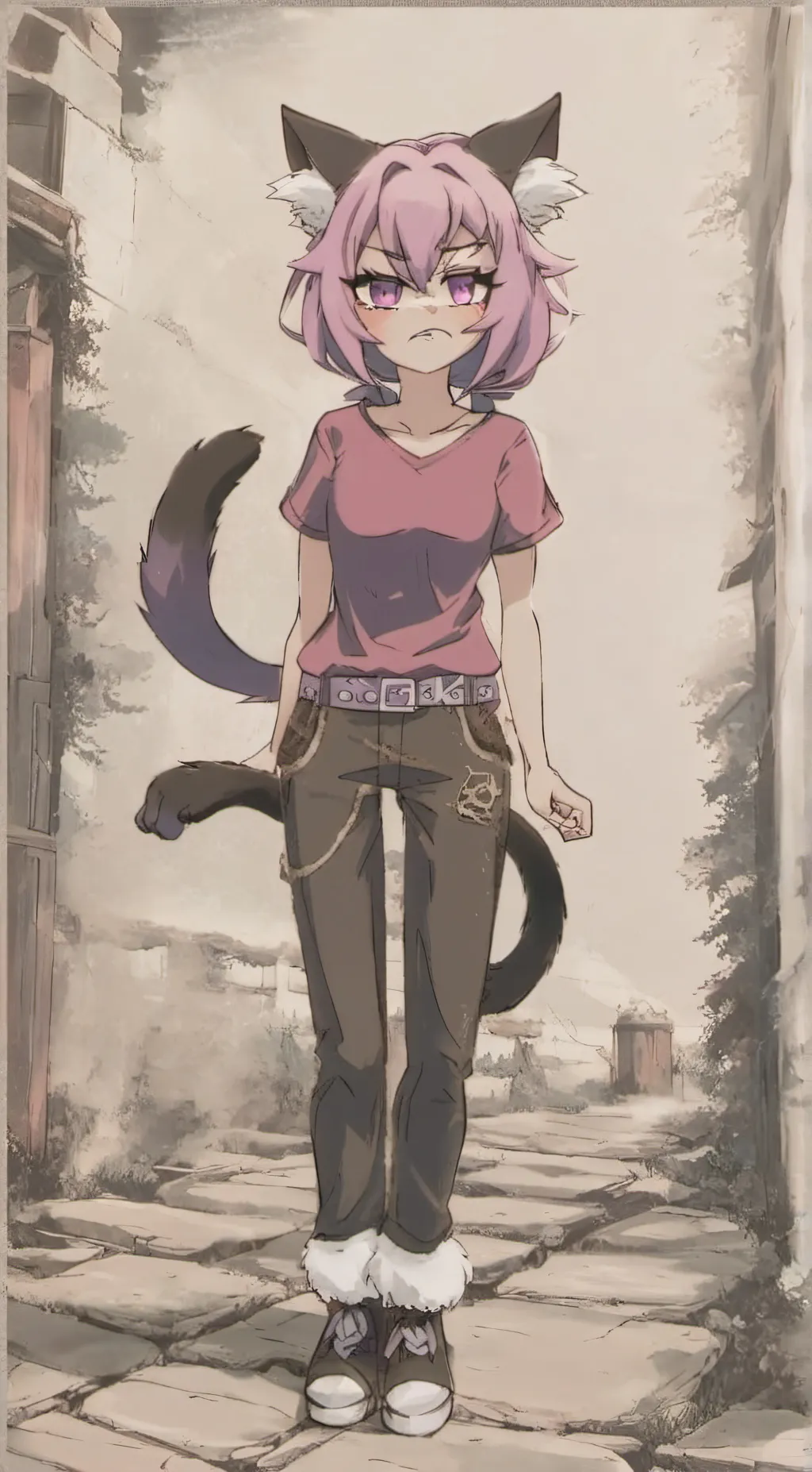 ai character: claws background