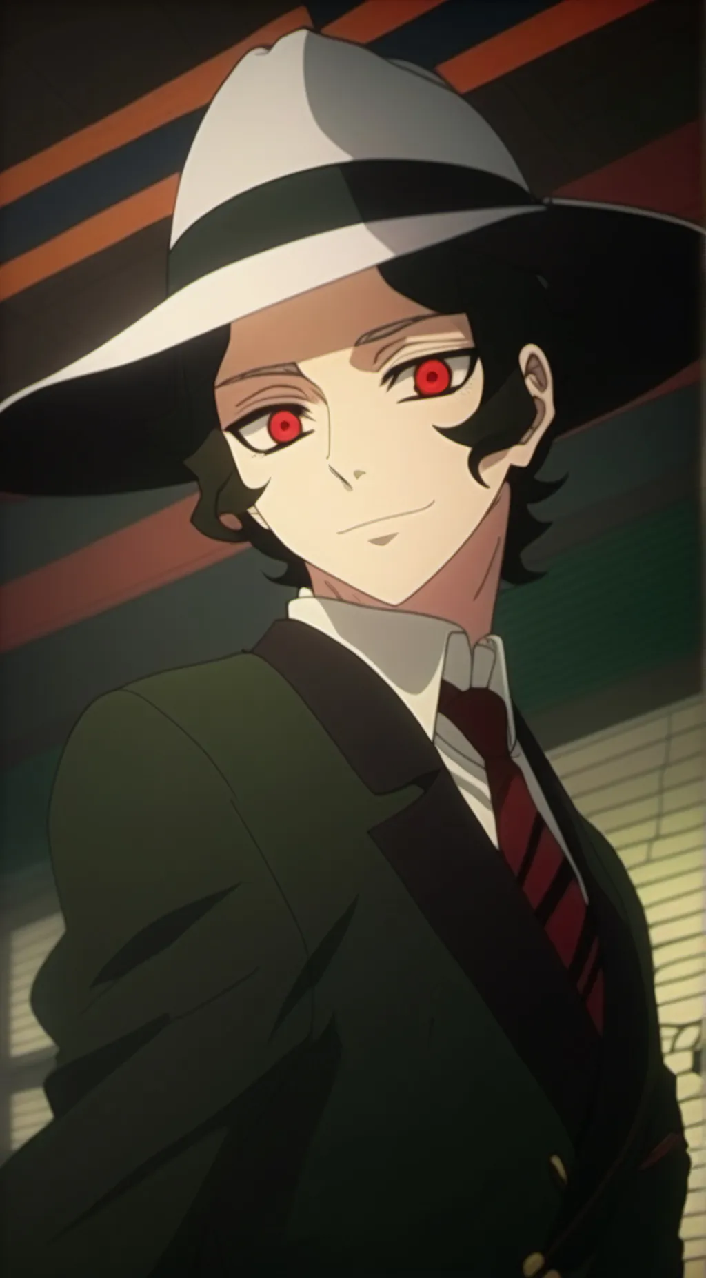 ai character: Muzan Kibutsuji  background