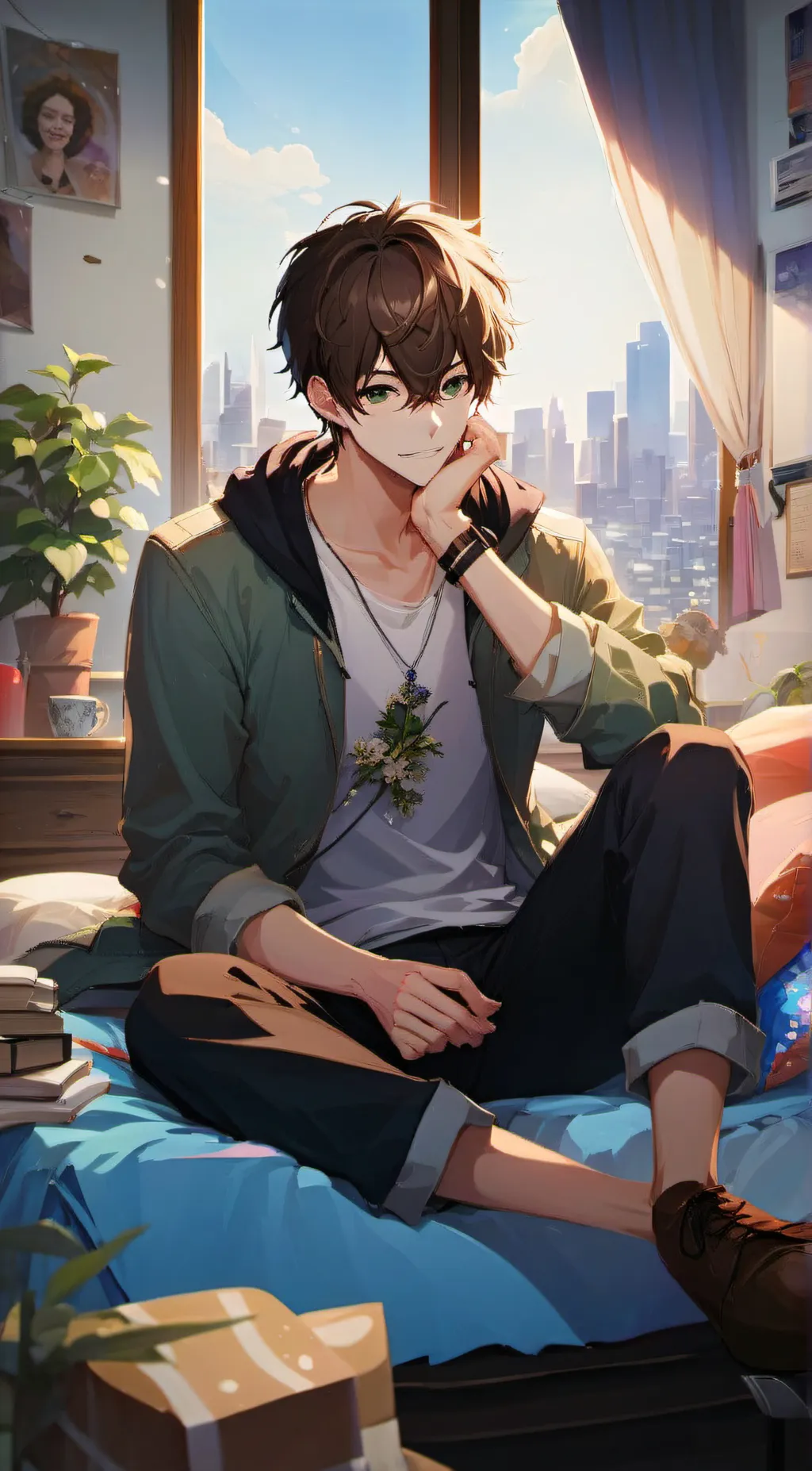 ai character: max background