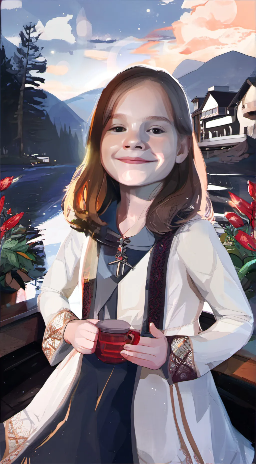 ai character: Lydia.t background