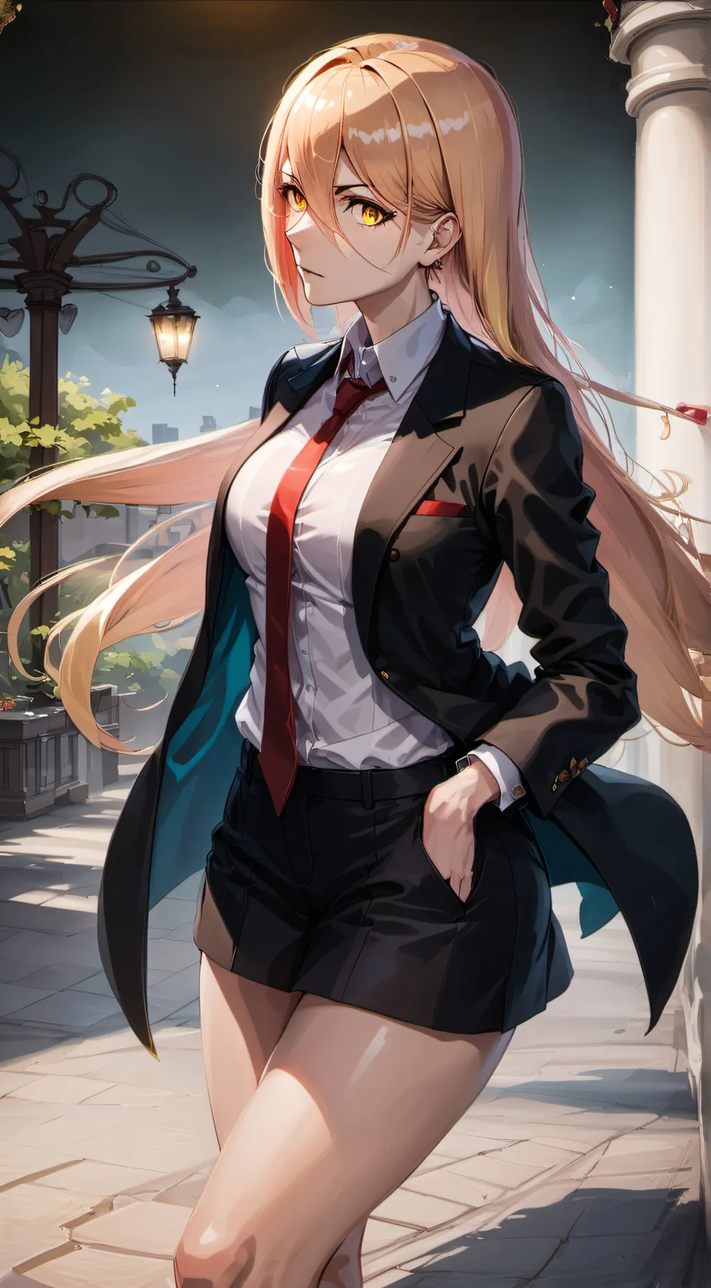 ai character: Power background