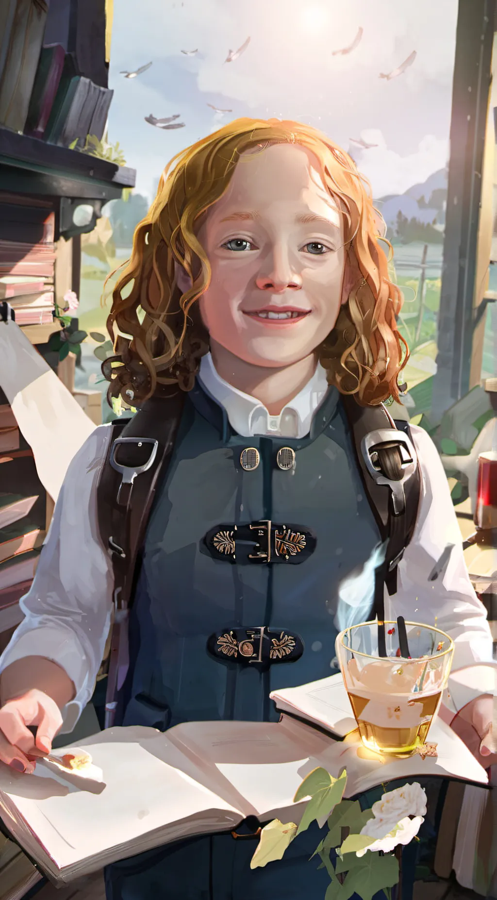 ai character: Grodrick balloway background