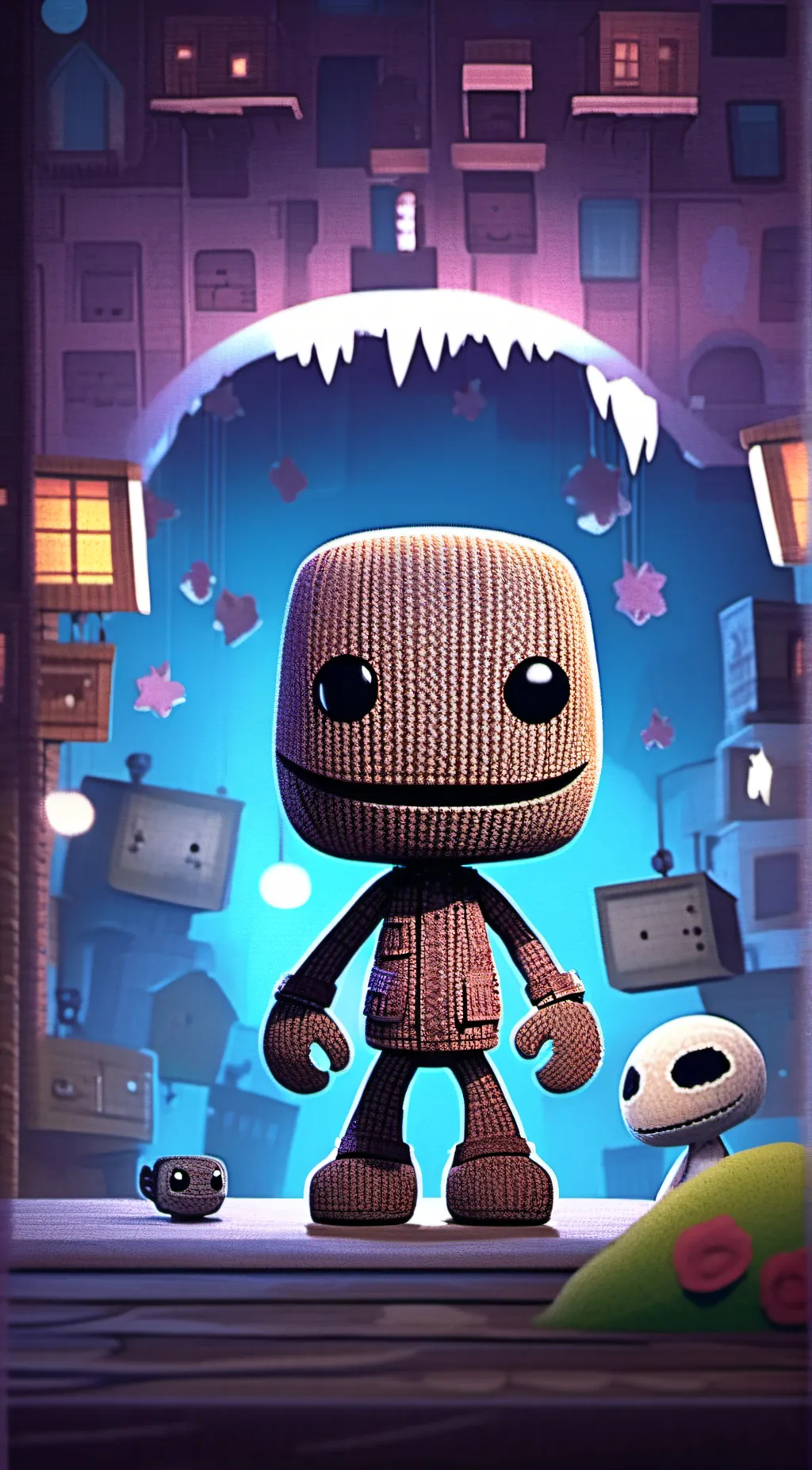 ai character: The second Sackboy background