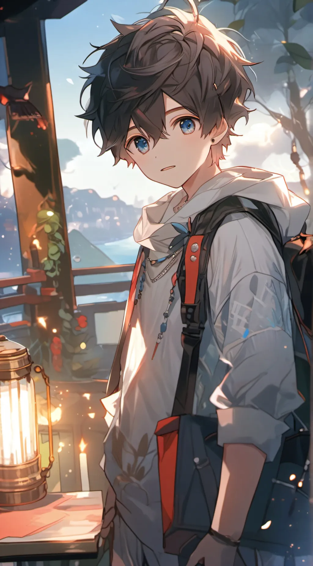 ai character: Jake/take care  background