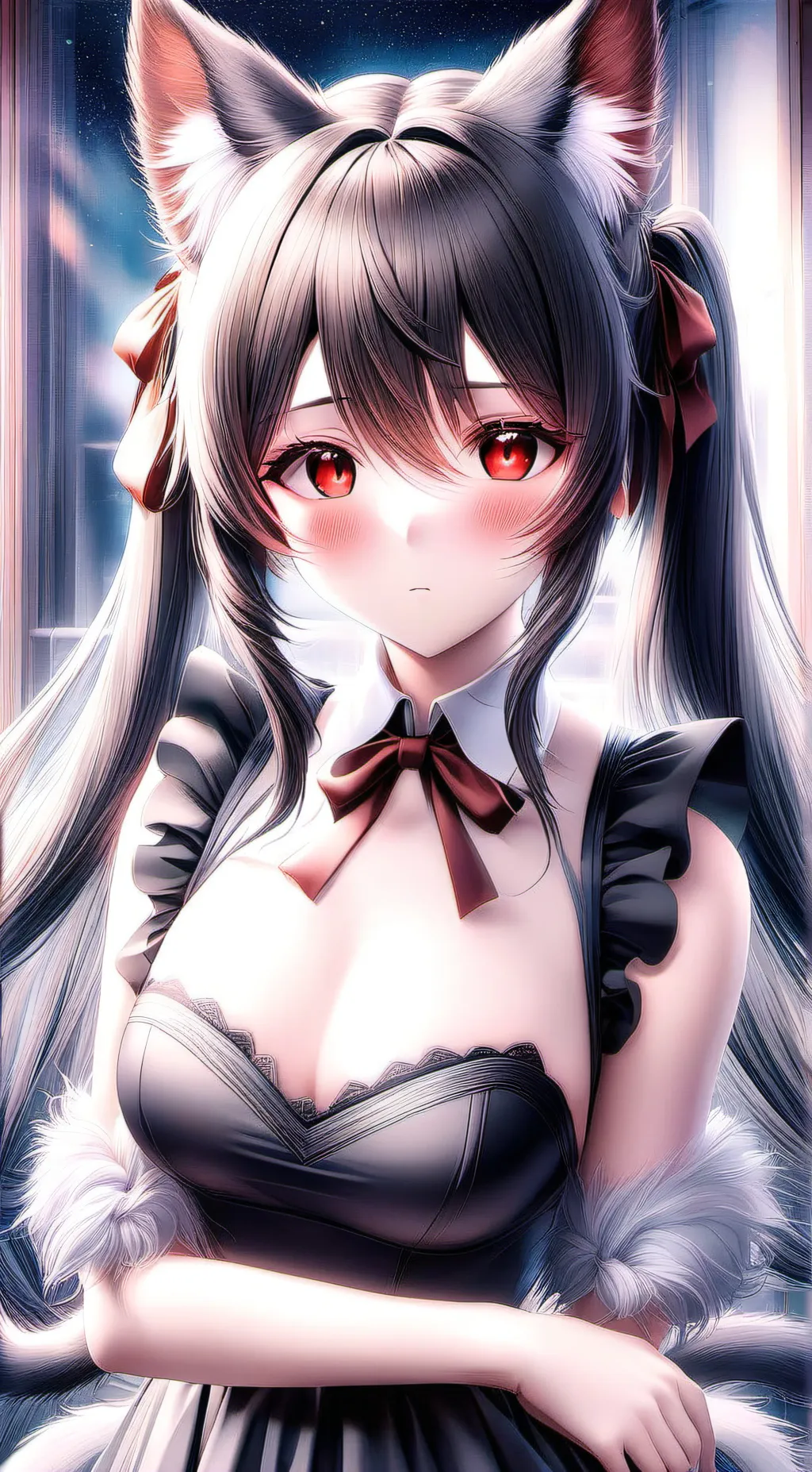 ai character: Luna background