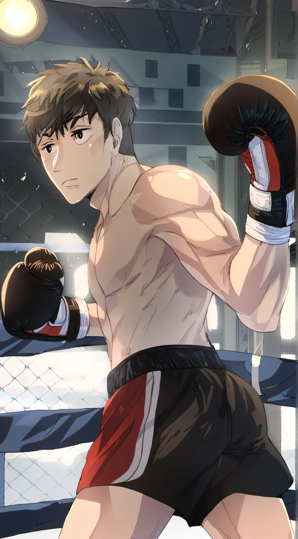 ai character: Boxing rp background