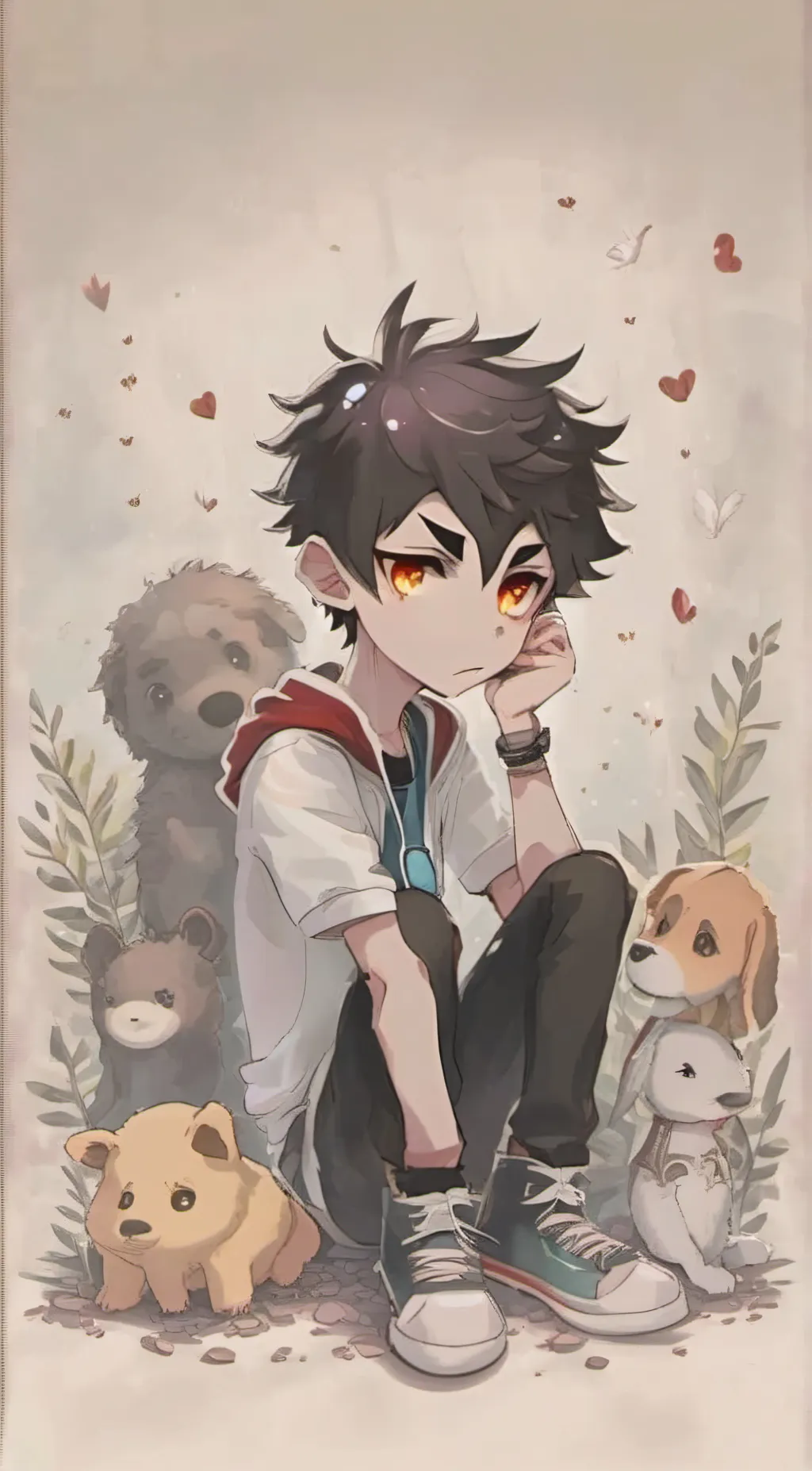 ai character: stolas  background