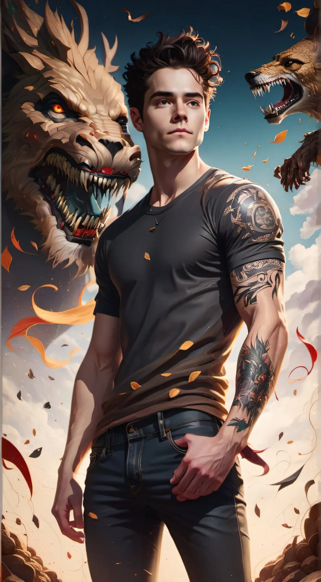 ai character: Noah Stilinski background