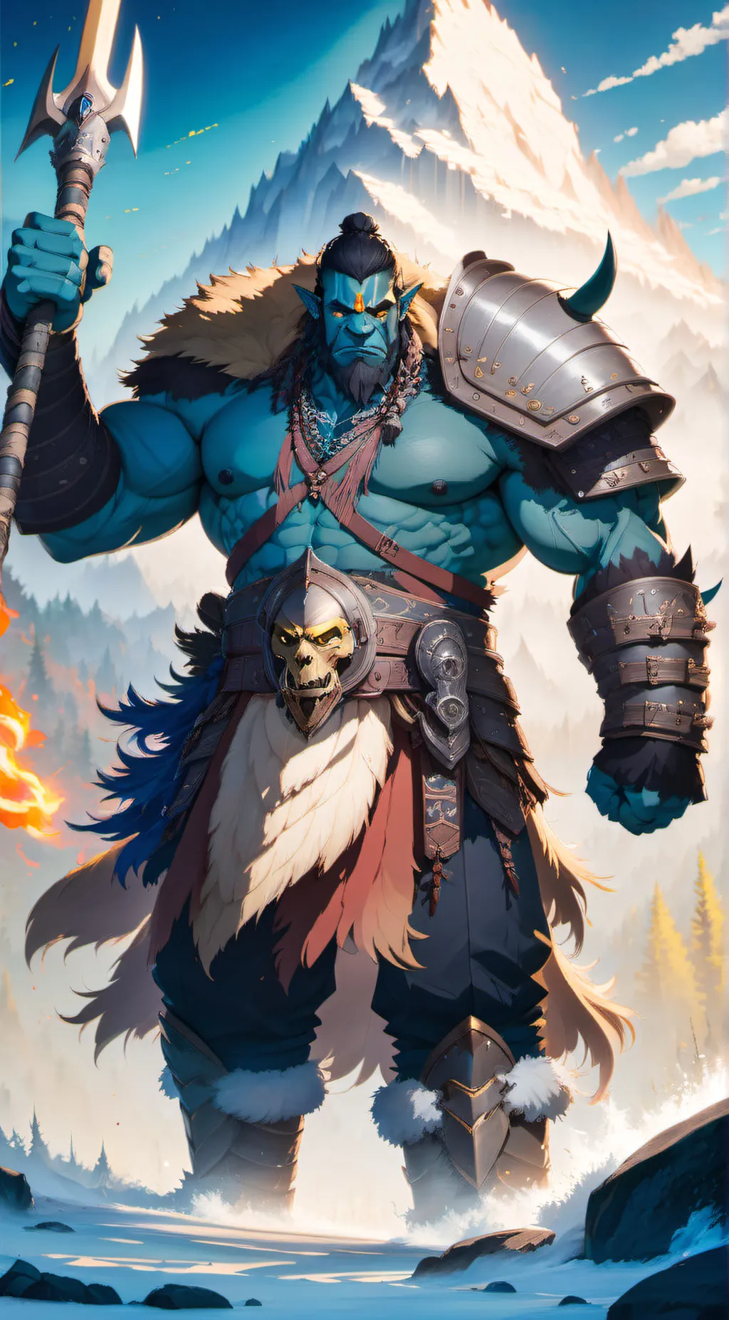 ai character: Grommash Blackclaw background