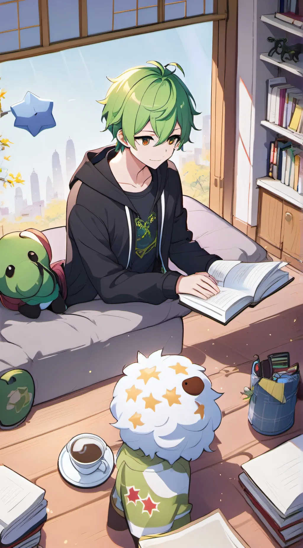 ai character: noah background