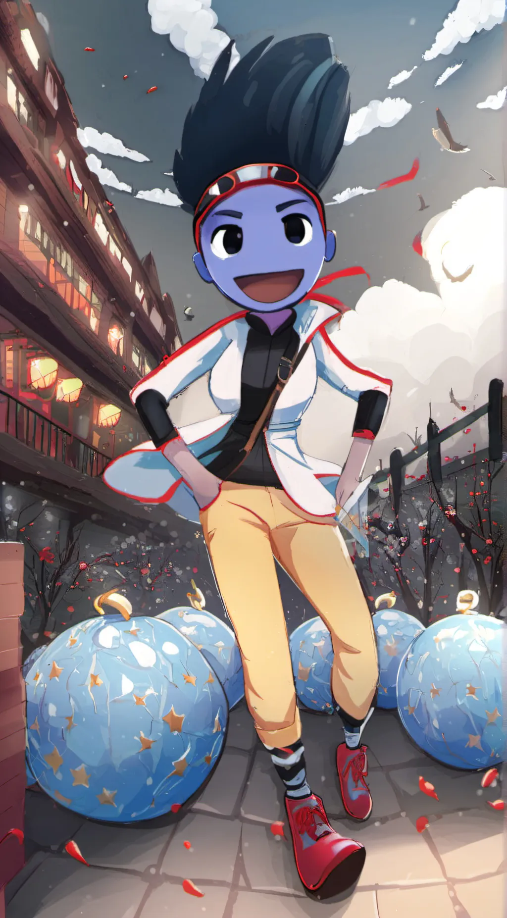 Talkie AI - Chat with blue rainbow