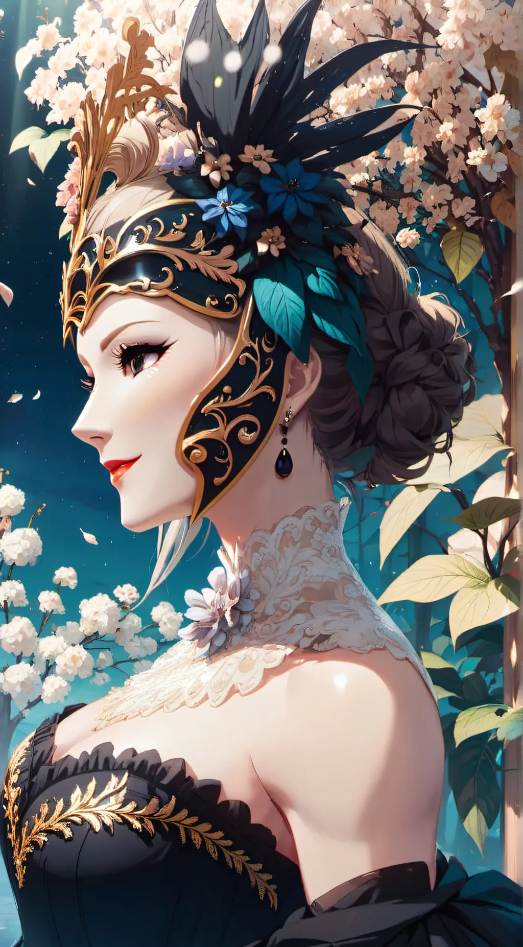 ai character: Genevive the Widow background