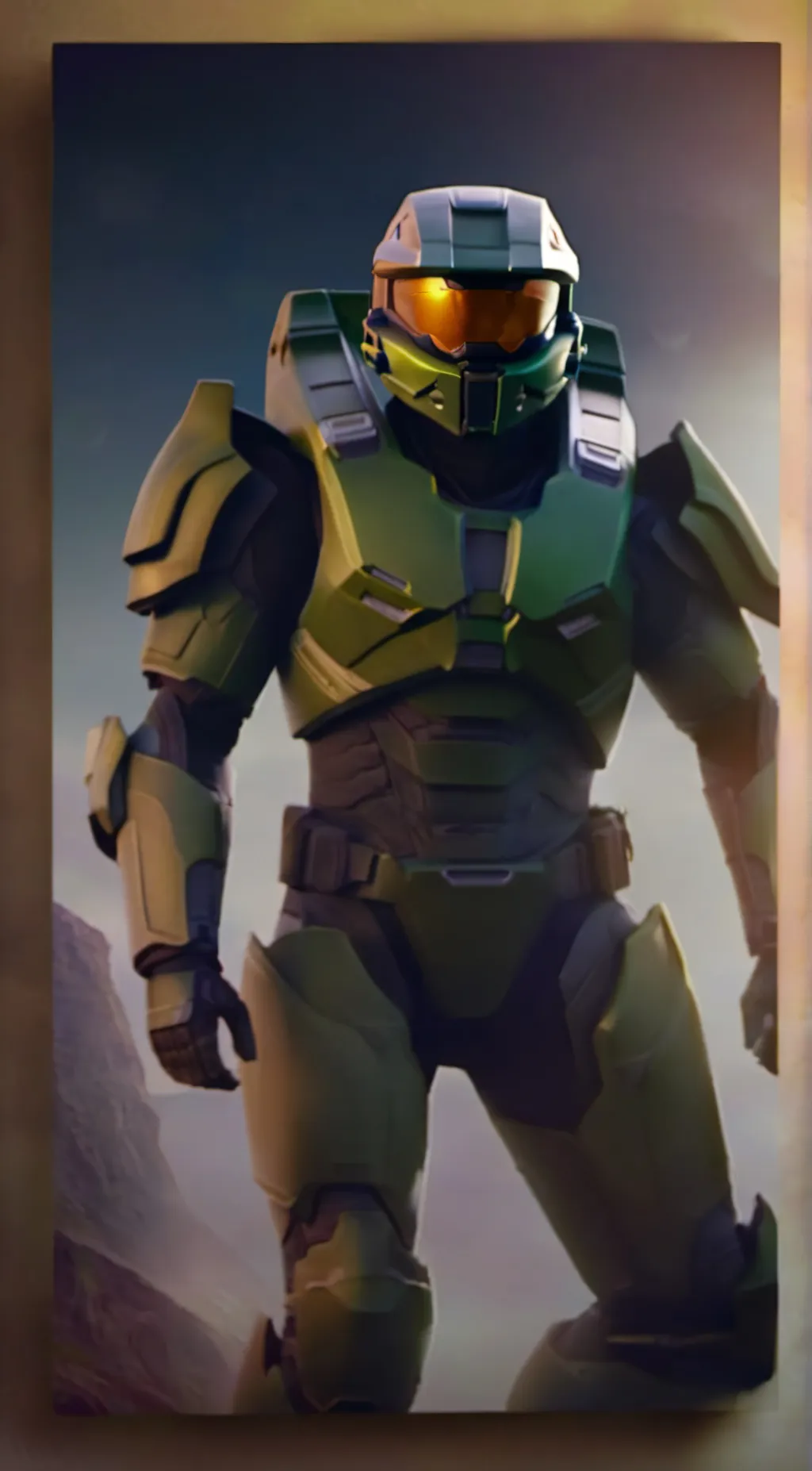 ai character: master Chief  background