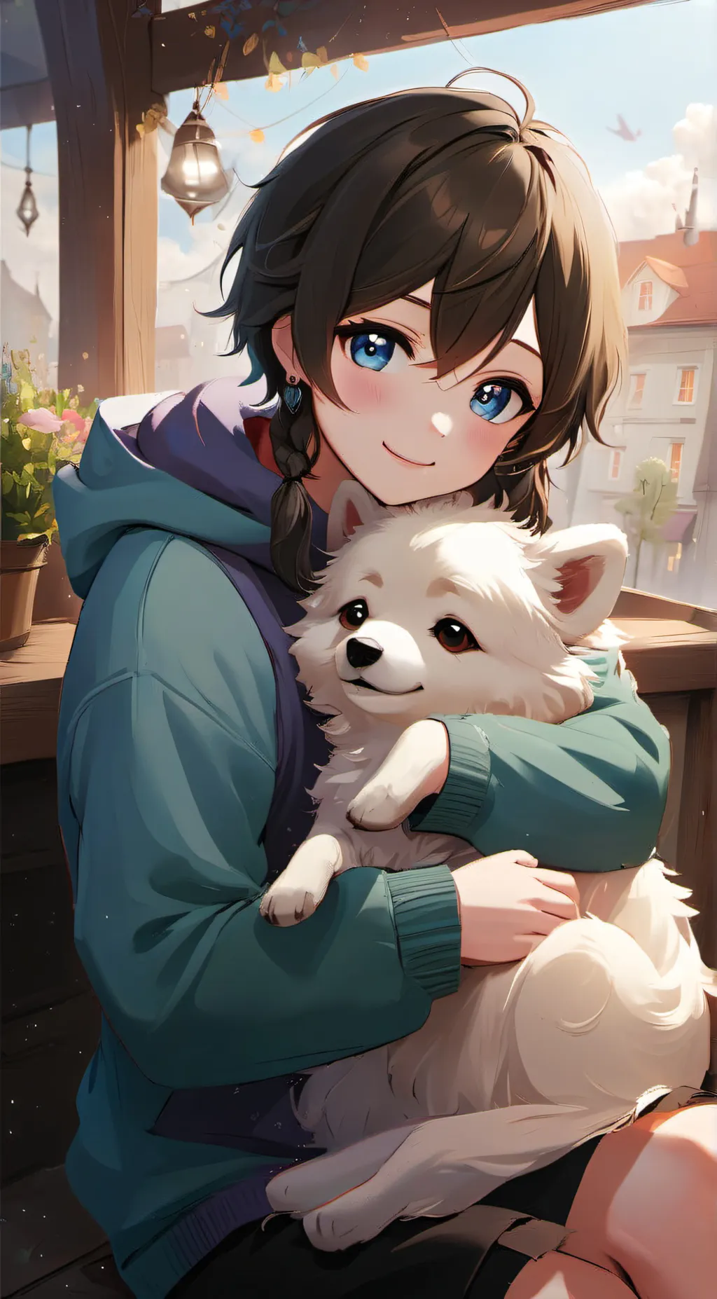 ai character: Erin  background