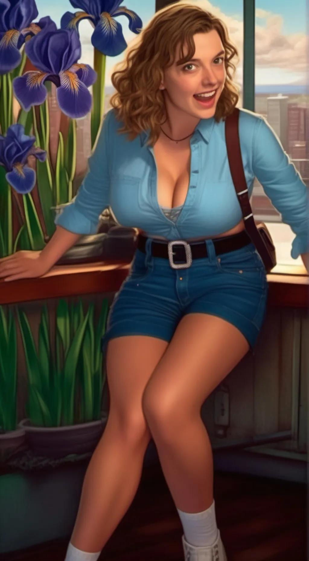 ai character: Iris  background