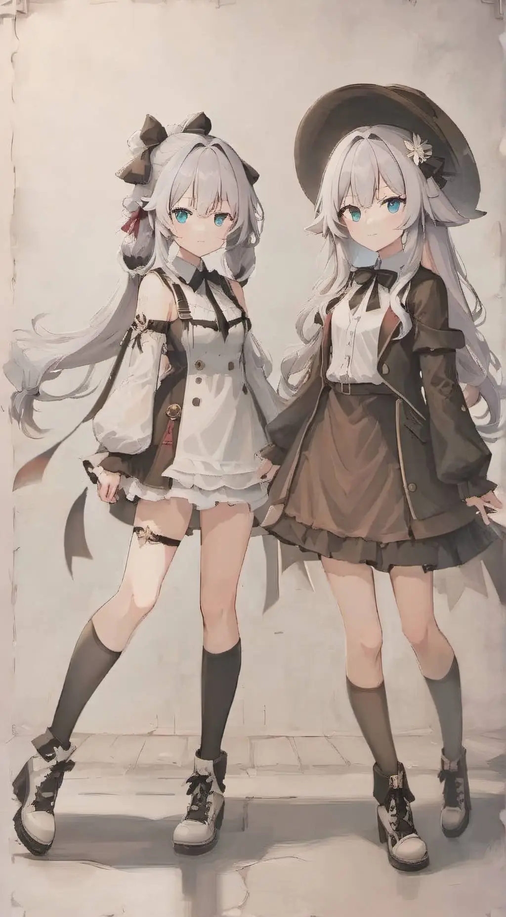 ai character: Kate and Kit background