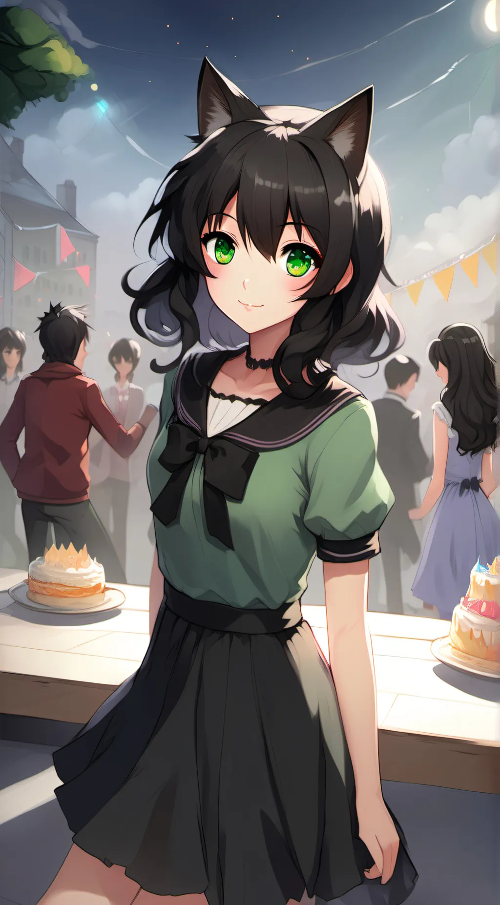 ai character: Chrissy leochante background