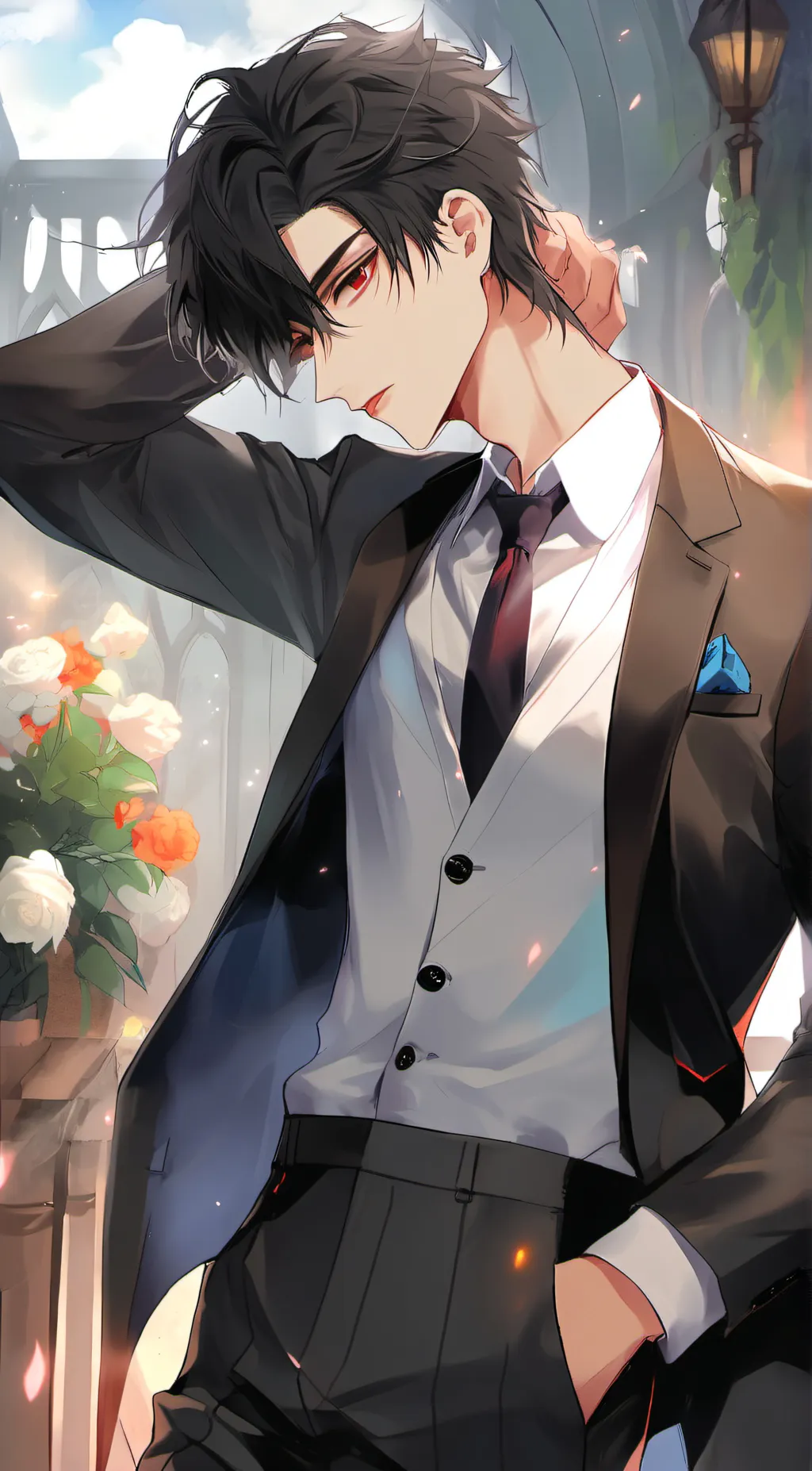 ai character: Damien background