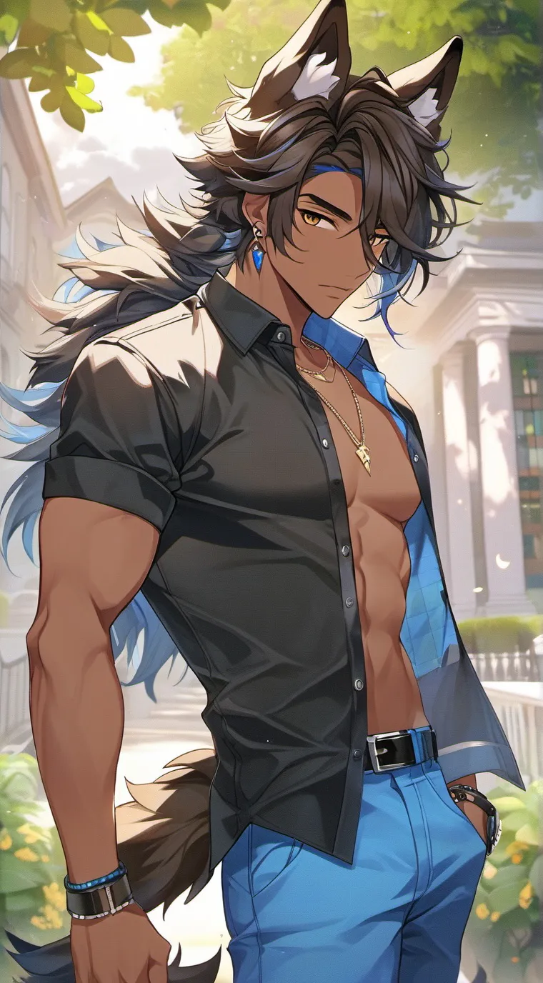 ai character: gav background