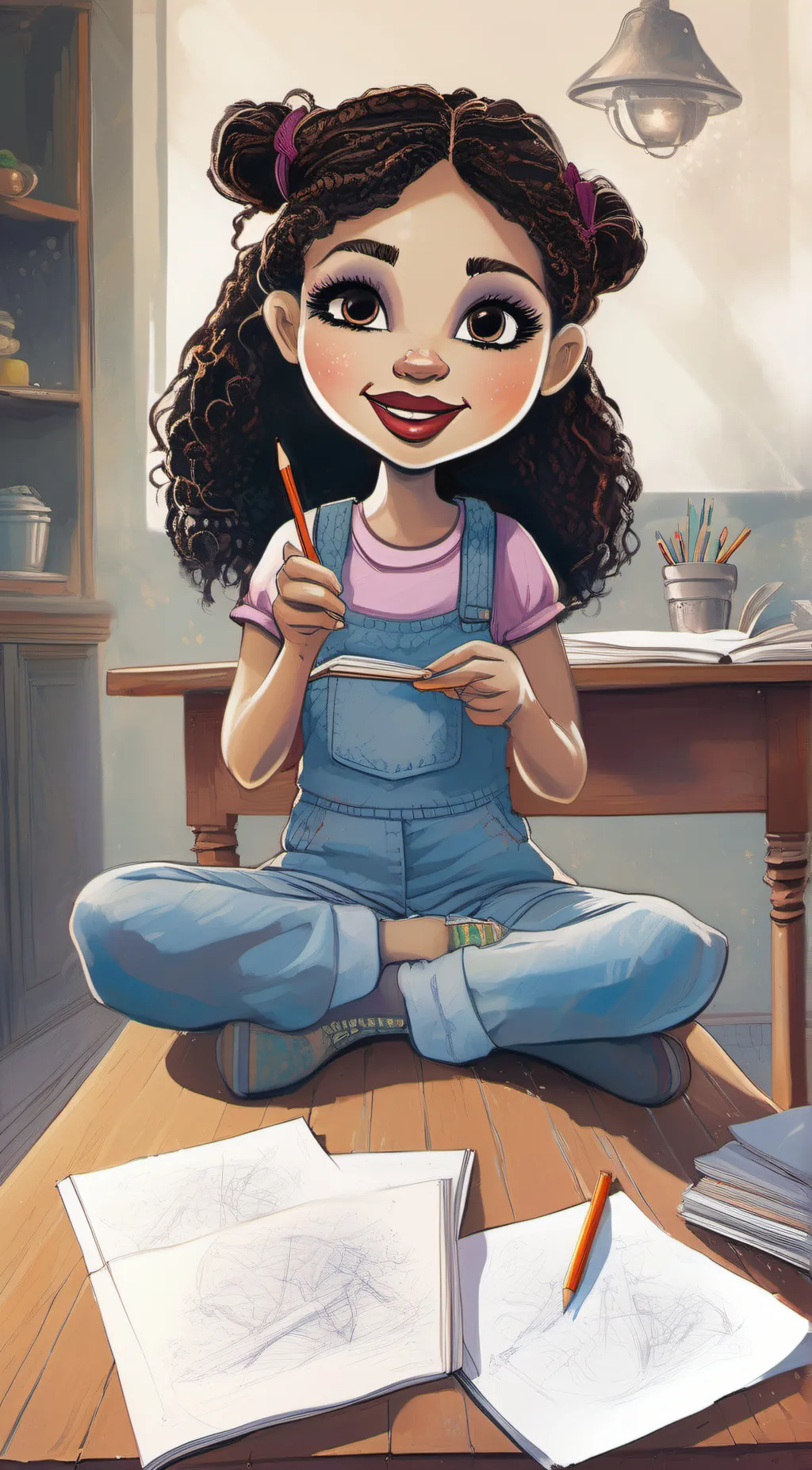 ai character: Kylie(daughter) background